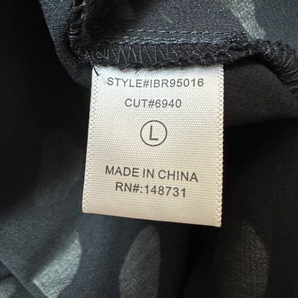 The Impeccable Pig Romper Womens Size Large Strapless Black Cream - Picture 13 of 14